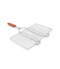 Решетка-гриль, 42x25x58 cm, метал, деревянная ручка