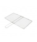 Решетка для гриля, 40х22 см, ручка 15 см, нержавеющая сталь