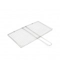 Решетка для гриля, 40х22 см, ручка 15 см, нержавеющая сталь