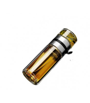 Чайный инфузер c двойной колбой-термосом, емкость 350мл