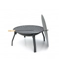 Гриль угольный круглый, 55х28 см, Black