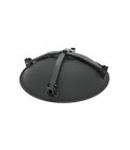 Гриль угольный круглый, 55х28 см, Black