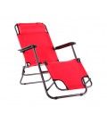 Кресло-шезлонг Круиз, 1240*610*800мм, Red, OEM