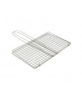 Решетка для гриля, 28х17 см, ручка 15 см, нержавеющая сталь