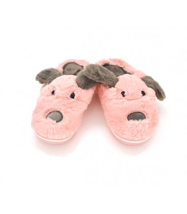 Комнатные мягкие тапочки Juntamei, 38-39, розовые