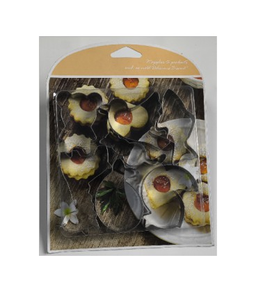 Формы для печенья из нержавеющей стали (животные) 7 предмета/фигурки,Blister