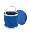 Ведро складное туристическое, с чехлом, объем 20 литров, 24*30.5см, Blue
