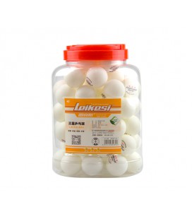 Набор шариков Leikesi для настольного тенниса 40mm, 60 штук в упаковке, White