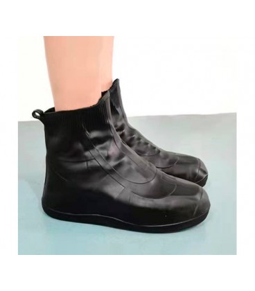 Латексные бахилы от воды и грязи, утолщенные, силиконовые, р.34-36, черные