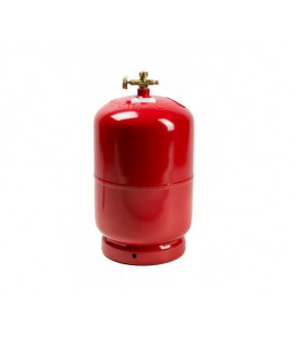 Газовый балон ПРОПАН 5кг(12л), давление 18BAR + горелка 20448, Red, Q2