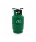 Газовый балон Golden Lion 5кг(12л), давление 18BAR + горелка 20354, Green, Q2