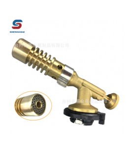 Газовая горелка SHENGLILAI SLL--818. Для баллонов ТВ-220. Регулировка пламени. Температура до 1300°C. Диаметр сопла 20 мм. Матер