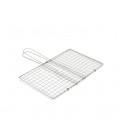 Решетка для гриля, 25х16,5 см, ручка 14 см, нержавеющая сталь