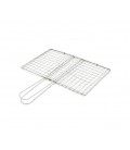 Решетка для гриля, 25х16,5 см, ручка 14 см, нержавеющая сталь