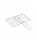 Решетка для гриля, 25х16,5 см, ручка 14 см, нержавеющая сталь