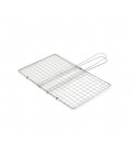 Решетка для гриля, 25х16,5 см, ручка 14 см, нержавеющая сталь