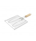 Решетка-гриль для рыбы, двойная, 22х22 cm, нержавеющая сталь