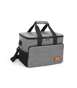 Термосумка TG16/Gy алюминевая термоизоляция, ткань, (250х340х260мм), Grey