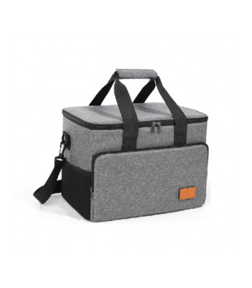 Термосумка TG16/Gy алюминевая термоизоляция, ткань, (250х340х260мм), Grey