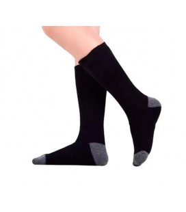 Носки зимние с подогревом, 3 режима обогрева, АКБ 4500mAh х 2 шт., р.39-44, черные