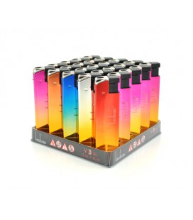 Зажигалка Турбо Laoban, упаковка 50шт, цена за упаковку, Mix color