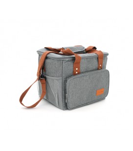 Термосумка DF02 12 Л (300х300х180мм), Gray