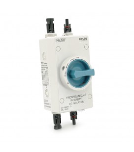 Ручний вимикач Risin, 1000V, 32A, 1St, IP66, вхід верх-низ, Grey