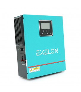 Інвертор Exelon EXS-1000/12, 1000VA, 12V, струм заряду 0-40A, MPPT (20-150VDC, 80A), 290x240x91mm, 3.5 kg