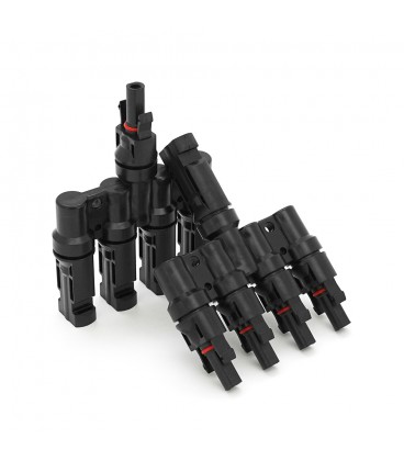 Кабельний розгалужувач MC4-4T для монтажу сонячних систем, 30A, 1000V