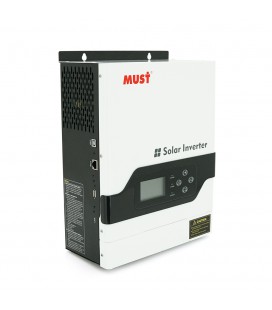 Гiбрiдний ДБЖ  MUST PV18-1512VPM, 1500W, 12V, ток заряда 10/20А, 160-275V, MPPT (60А, 15-145 Vdc)