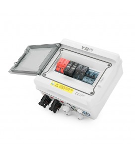 Комбінатор для сонячних систем YRPVB-2/1CB DC550V блискавкозахист+замок (2входу/1 вихід)(струм 20А 550В)