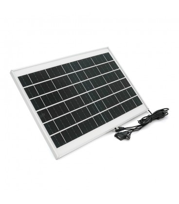 Сонячна панелька 12W(6В 2А) роз'єму