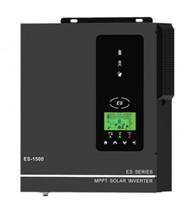 Гібридний інвертор ANERN SCI-ES-1500 24V, 1500VA/1500W, ток заряда 80А, MPPT(30-150В), 285x240x91mm, 3.5кг