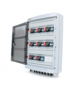 Комбінатор для сонячних систем YRPVB-8/8CB DC600V з блискавкозахистом (8 входів/8 виходів) (струм 32А 600В)